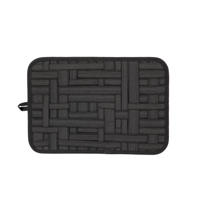 Organiser tablet with cable and accessory holder